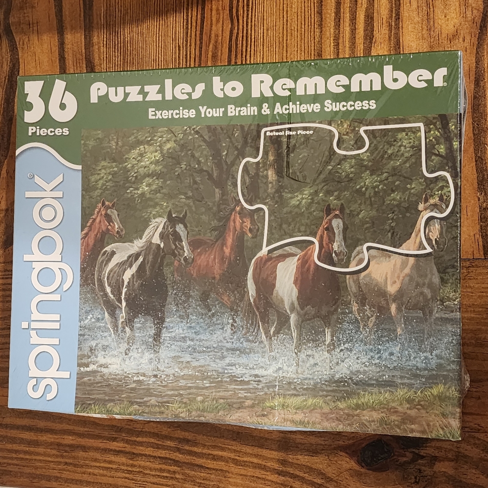 Alzheimer & Dementia Activity - 36 Piece Jigsaw Puzzle Summer Creek NEW